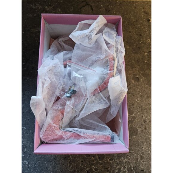 Vivianly Orange Transparent Pointed Toe Heels Sandals Strap Stiletto Heels - Picture 10 of 12